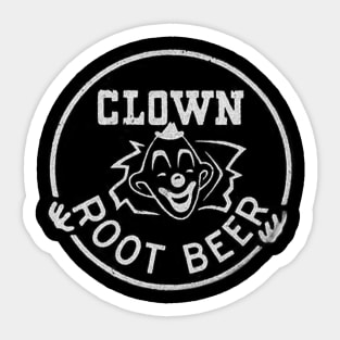 Clown Root Beer Tee Sticker